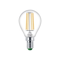 Philips Philips LED - LED-glödlampa med filament - form: P45 - klar finish - E14 - 2.3 W - varmt vitt ljus - 2700 K