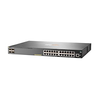 Hewlett Packard Enterprise HPE Aruba 2930F 24G PoE+ 4SFP+ - switch - 24 portar - Administrerad - rackmonterbar