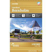 Calazo Förlag Cykelkarta Bornholm 1:50 000