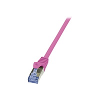 2direct LogiLink PrimeLine - patch-kabel - 3 m - rosa