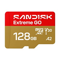 SANDISK SanDisk Extreme Go - flash-minneskort - 128 GB - microSDHC UHS-I