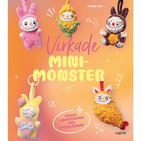 Yvonne Rapp Virkade mini-monster : Gosiga Labubufigurer och nyckelringar (inbunden)