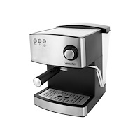 ADLER Mesko MS 4403 - kaffemaskin med mjölkskummare - 15 bar - silver