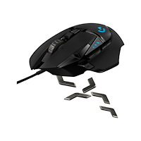 Logitech Logitech Gaming Mouse G502 (Hero) - mus - USB, 2.4 GHz