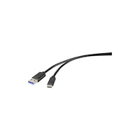 renkforce Renkforce RF-4536470, 0,15 m, USB A, USB C, USB 3.2 Gen 1 (3...