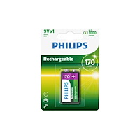 Philips Philips Multilife 9VB1A17 batteri x 9V - NiMH