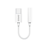 SAVIO SAVIO AK-51 - USB-C till uttagsadapter för hörlurar - 11 cm