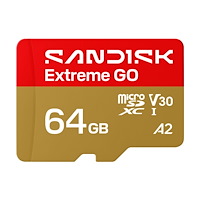SANDISK SanDisk Extreme Go - flash-minneskort - 64 GB - microSDHC UHS-I