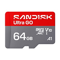 SANDISK SanDisk Ultra GO - flash-minneskort - 64 GB - mikroSDXC UHS-I