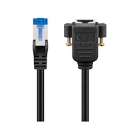 Goobay Goobay 65641, 0,5 m, Cat6a, S/FTP (S-STP), RJ-45, RJ-45, Sva...