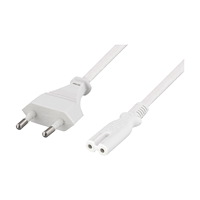 Deltaco DELTACO DEL-109JM - strömkabel - Eurokontakt till power IEC 60320 C7 - 3 m