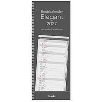 Burde Bordskalender Elegant 2027 spiral