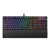 ASUSTeK COMPUTER ASUS ROG Strix Scope II RX - tangentbord - gaming, full size - AZERTY - fransk - svart Inmatningsenhet