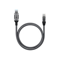 Goobay goobay nätverkskabel - 2 m - svart, silver