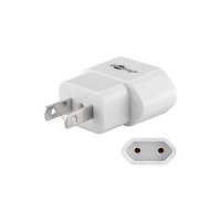 Goobay Goobay 45345, Typ A, Typ C (Euro-kontakt), 10 A, Vit, CE, WE...
