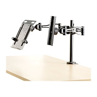 FELLOWES Fellowes Professional Series Depth Adjustable Dual Monitor Arm monteringssats - justerbar arm - för 2 monitorer - svart