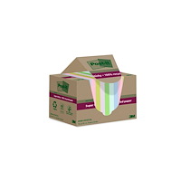 Post-it Post-it Super Sticky 654 RSS12COL - anteckningar - 76 x 76 mm - 840 ark (12 x 70)