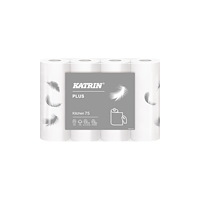 METSA TISSUE A/S Katrin Plus Kitchen 75 - pappershandduk - 76 ark - rulle - 21 m - vit (paket om 4)