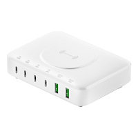 4smarts 4smarts laddningsstation - 7 i 1 - USB-C, USB - 100 watt