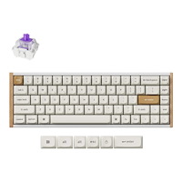 Keychron Keychron K6 HE - Special Edition - tangentbord - 65% - QWERTY - Nordisk - vit Inmatningsenhet