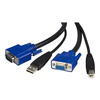 StarTech.com StarTech.com 1,8 m 2-i-1 USB KVM-kabel - tangentbords-/video-/mus-/USB-kabel - 1.8 m