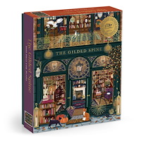 Galison The Gilded Spine 1000 Piece Foil Puzzle