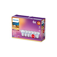 Philips Philips PAR16 GU10 LED-lampa 345 lm 3,8 W dimbar 6-pack Warm...