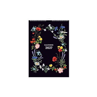 Burde Väggkalender Illustrerad blomster 2027