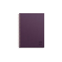 Burde Kalender Business Textile 2027 plommon