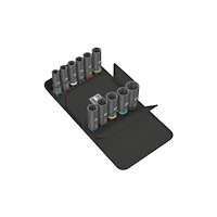 Wera Werkzeuge GmbH Wera 05004841001, Sats med slaghylsor, Svart, 11 huvuden, 1/...