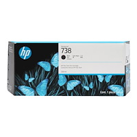 HP HP 738 - svart - original - DesignJet - bläckpatron