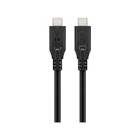 Goobay Goobay 74183, 1 m, USB C, USB C, USB4 Gen 2x2, 40 Gbit/s, Sv...