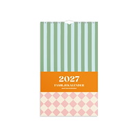 Burde Familjekalender Color Blocking 2027