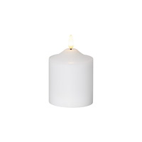 STAR TRADING Blockljus STAR T LED Top 7,5x12cm vit