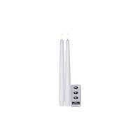 STAR TRADING Antikljus STAR T LED 28cm vit 2/fp