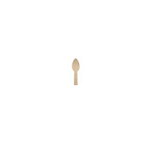 HUHTAMAKI FOODSERVICE NORDIC OY Bestick, Huhtamäki teskedar, belagt trä, 11 cm, förpackning...