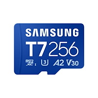 SAMSUNG Samsung T7 MB-MB256T - flash-minneskort - 256 GB - mikroSDXC UHS-I