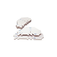 BANTEX tidskriftshållare, Bantex, A4, papper, vit, förpackning med...