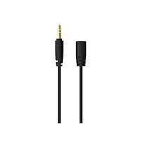 Sinox beslag Sinox PRO 3,5mm förlängningskabel. 3m. Svart, 3,5mm, Hankopp...