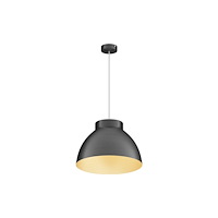 Solar Plus TORU P400 19W 2120LM 3000K Svart exteriör och guld interiör,...