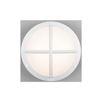 Solar Plus Moon Public Cross I väggarmatur för utomhusbruk, IK10, vit,...