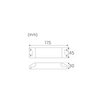 Solar Plus DC-transformator för 12V LED-ljuskällor, en utgång, belastni...