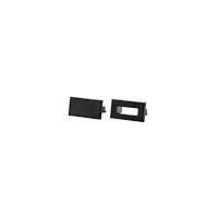 sg armaturen SG ARMATUREN StripLine Sort Endedeksel kit slim Polykarbonat...