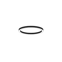 Solar Plus GIRO ø1000 RING 63W 7530LM 3000K DALI Opal Black inkl. 1500m...