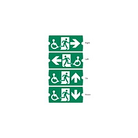 Solar Plus HANDICAP EMERGENCY LIGHT WAYOUT IP65