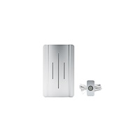 Solar Plus Dörrklockssats i stållook och vit tryckknapp: 8 m kabel och...
