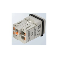 Harting Harting-insatser tryckstift polykarbonat 09200045001 (092000...