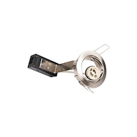 Solar Plus ZAMAX downlight 35 W, Ø83 mm, borstat stål, GU10-fattning, v...