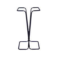 VISO Avfallsstativ, Viso SS 800, metall, 130 l, HxBxL: 80 x 43,5...