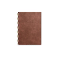 Burde Kalender Business A5 Twist 2027 brun